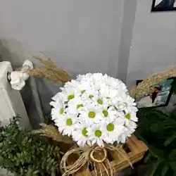 Seramik Vazo Papatya